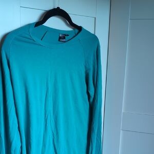 Men's Teal Long Sleeve Shirt
